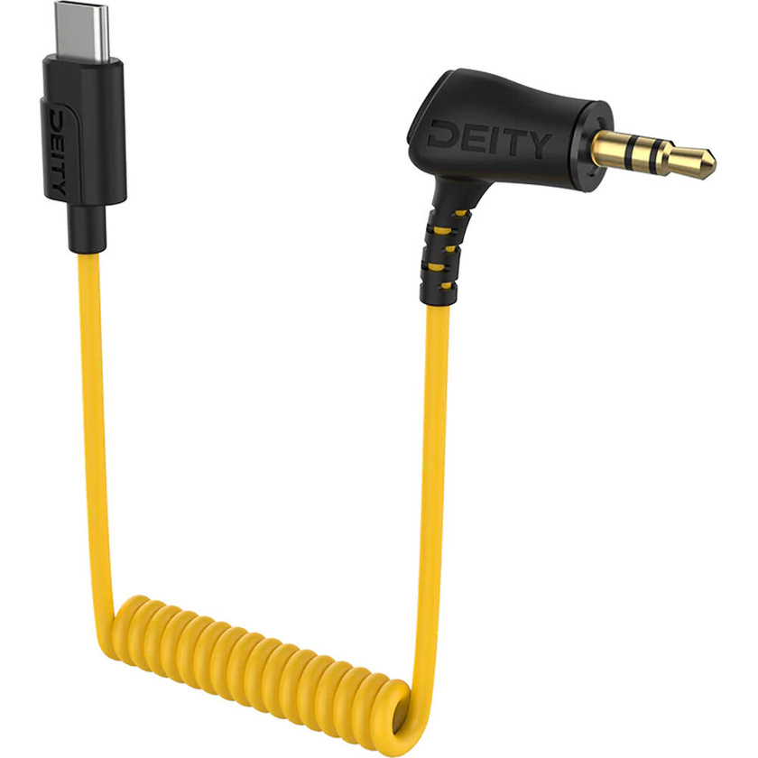 Deity C21 3.5mm TRS to USB-C Coiled Audio Cable