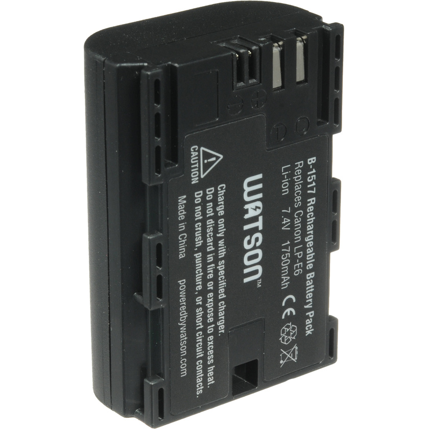 Watson LP-E6 Lithium-Ion Battery Pack (7.4V, 1750mAh)
