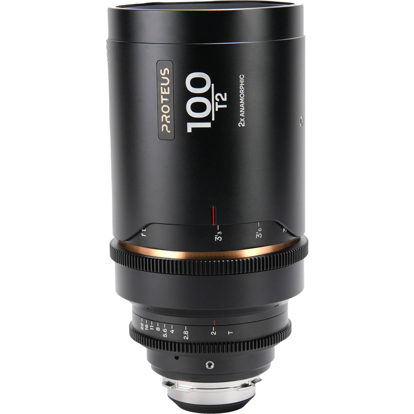 Laowa Proteus 100mm T2 2X Anamorphic Lens with EF Adapter (PL Mount, Amber, Metres)
