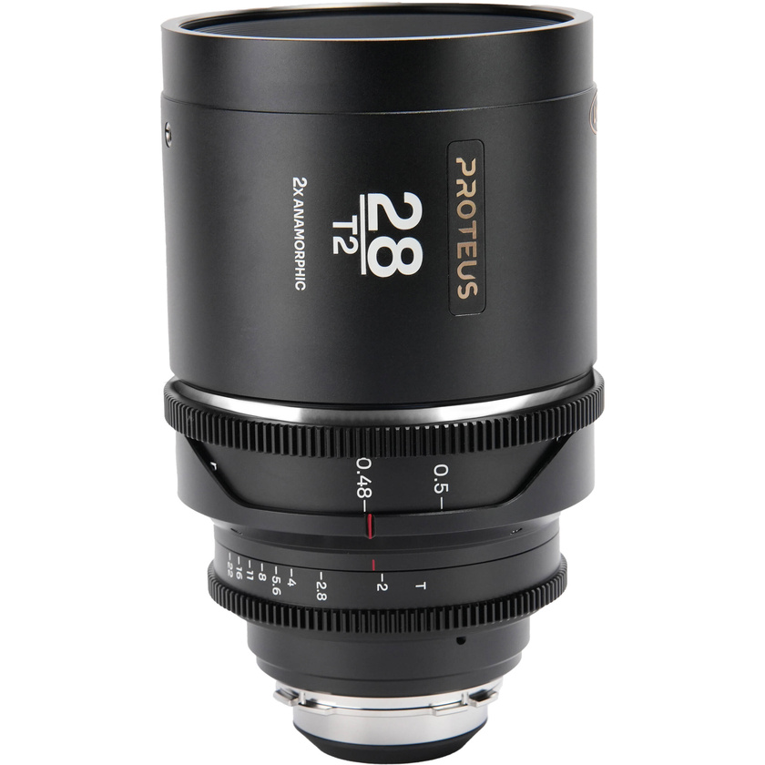 Laowa Proteus 28mm T2 2X Anamorphic Lens with EF Adapter (PL Mount, Silver, Metres)