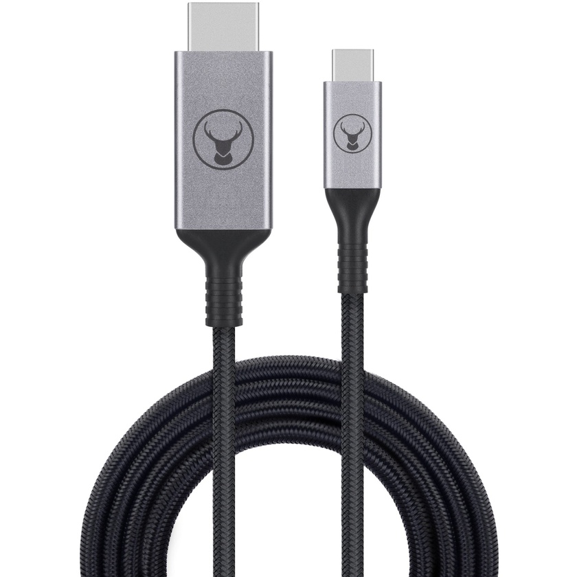 Bonelk USB-C to HDMI Long Life Cable (1.5m, Black/Space Grey)