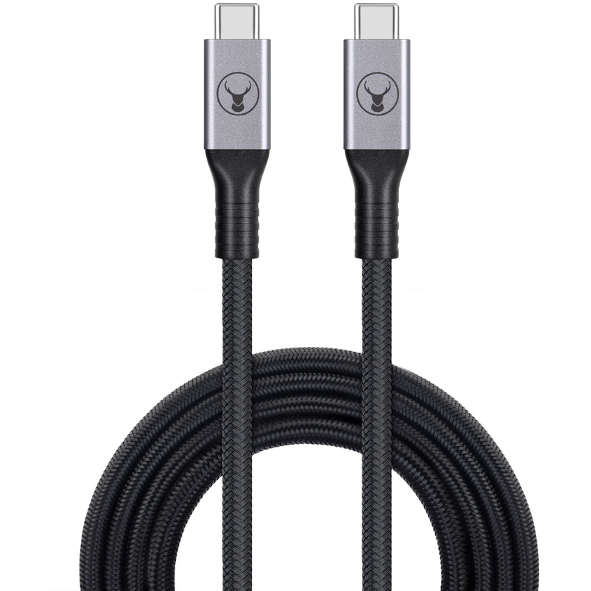 Bonelk USB-C Long Life Cable (2m, Black/Space Grey)