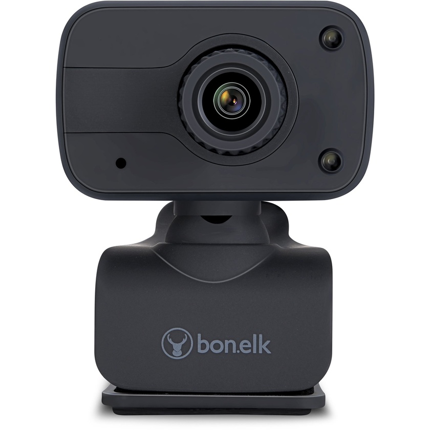 Bonelk Clip On USB 1080p Webcam (Black)
