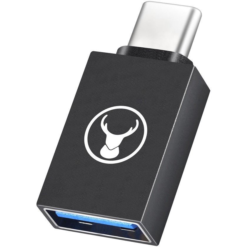 Bonelk USB-C to USB-A 3.0 Adapter (Black)