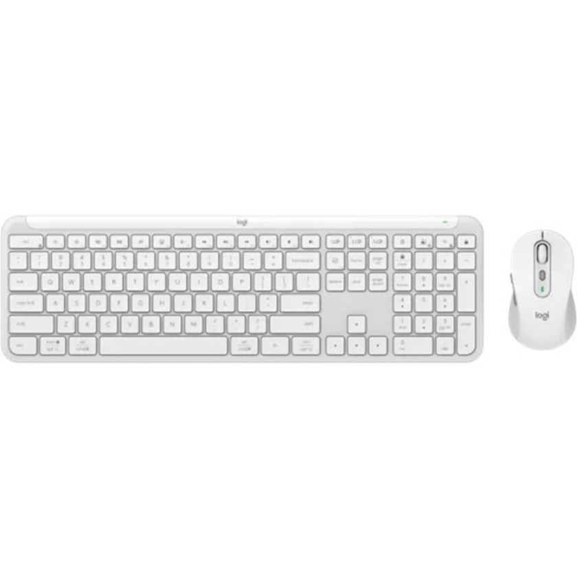 Logitech MK950 Performance Wireless Keyboard and Mouse (Off-White)