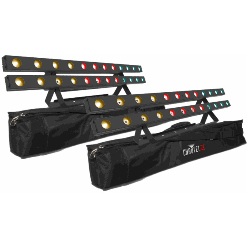 Chauvet COLORband Q3BT ILS RGBA LED Linear 4 Light Bundle
