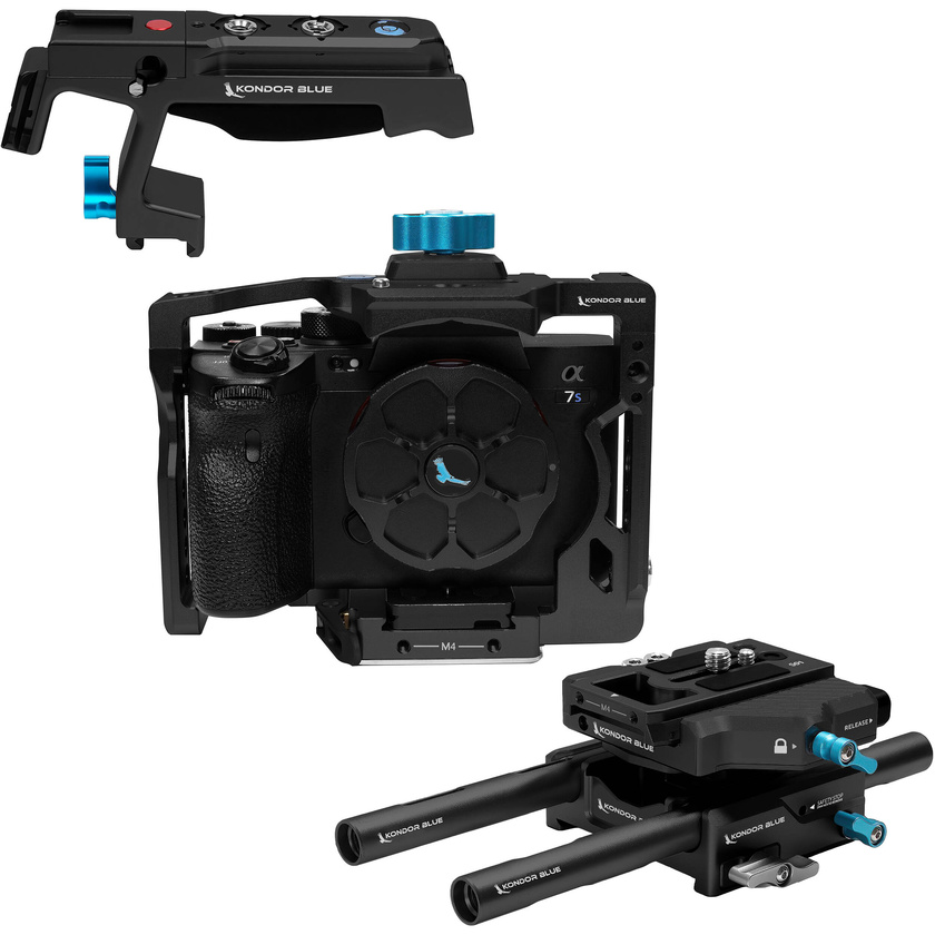 Kondor Blue Base Rig MK II for Sony a1/a7 Series (Raven Black)