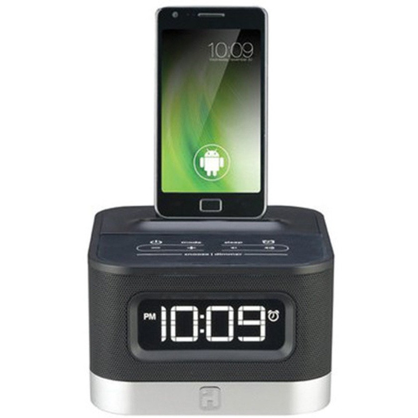 iHome iC50 FM Stereo Alarm Clock Radio f/ Android Smartphones