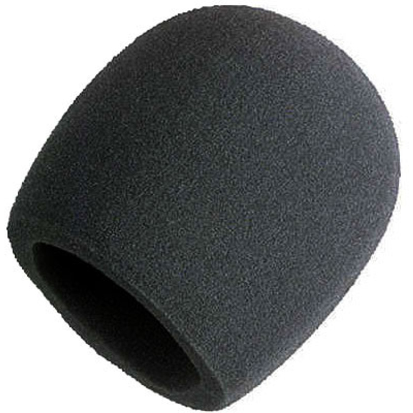 Shure A58WS-BLK  Foam Black Windscreen for Ball Type Microphones