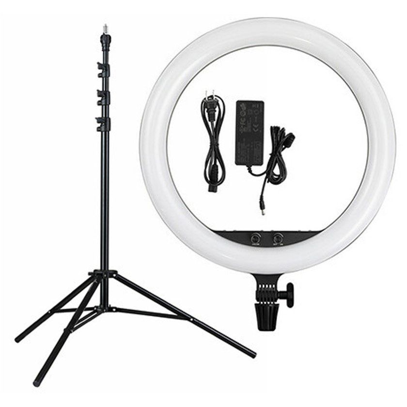 Godox LED Ring Light 46cm Kit with Light Stand (Black)
