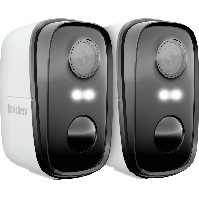 Uniden App Cam SOLO X2K 2K Super HD Spotlight Camera (Twin Pack)