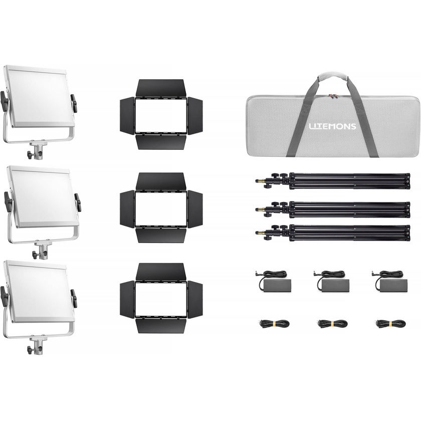 Godox Litemons LP600Bi Bi-Color LED Light Panel (3-Light Kit)