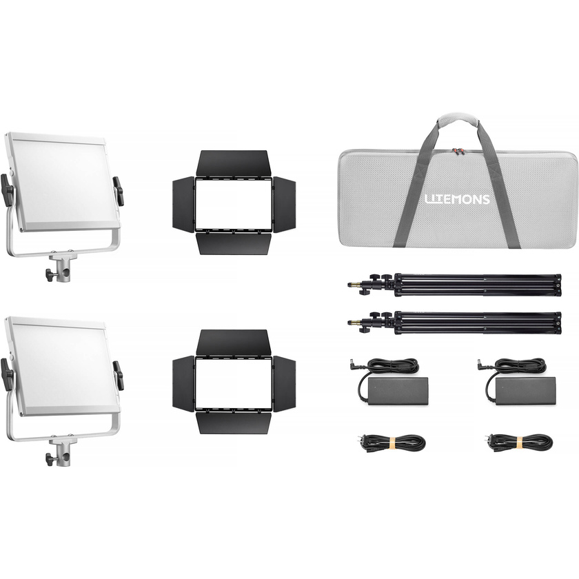 Godox Litemons LP600Bi Bi-Color LED Light Panel (2-Light Kit)
