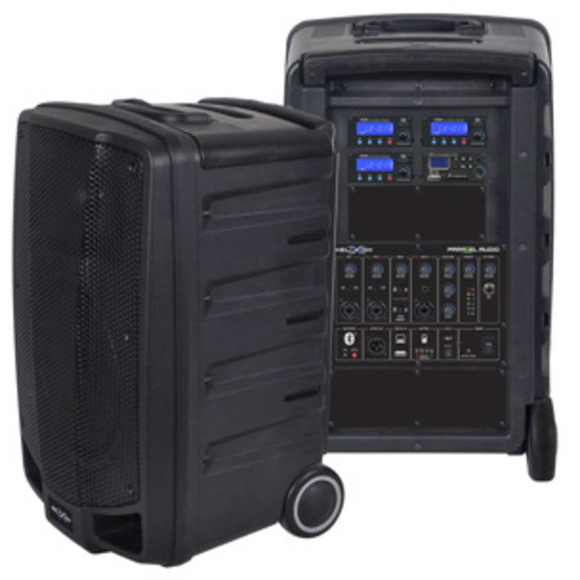 Parallel Audio HX-2510 UUUD0B 10" Two Way Portable PA System
