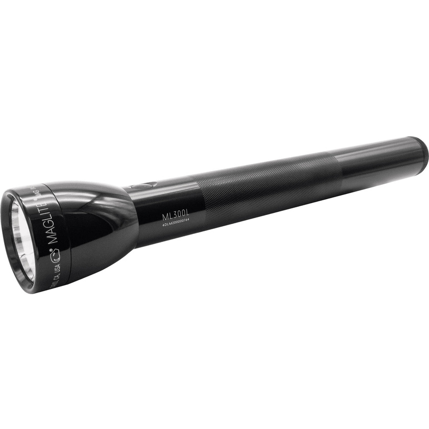 Maglite ML300L 4-Cell D LED Flashlight (Black, Display Box)