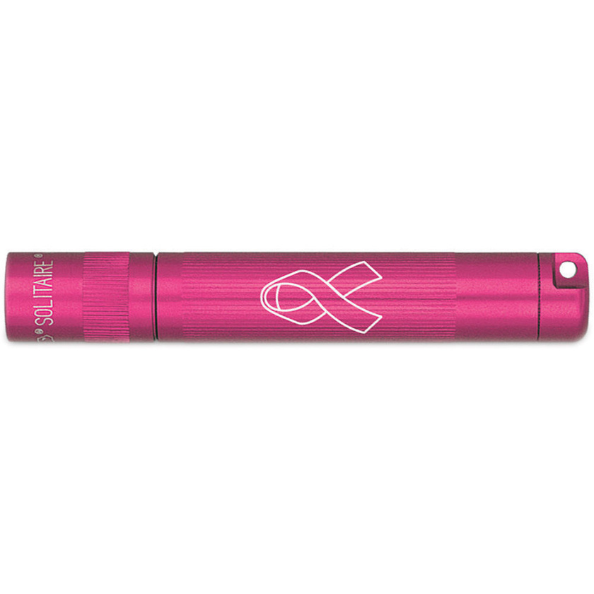 Maglite Solitaire 1-Cell AAA LED Flashlight (Pink, Clamshell Packaging)