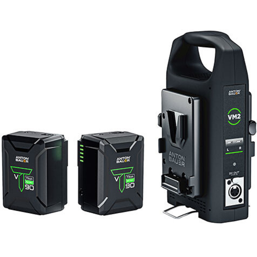 Anton Bauer Titon Micro 90 V-Mount Two-Battery Kit with VM2 Charger