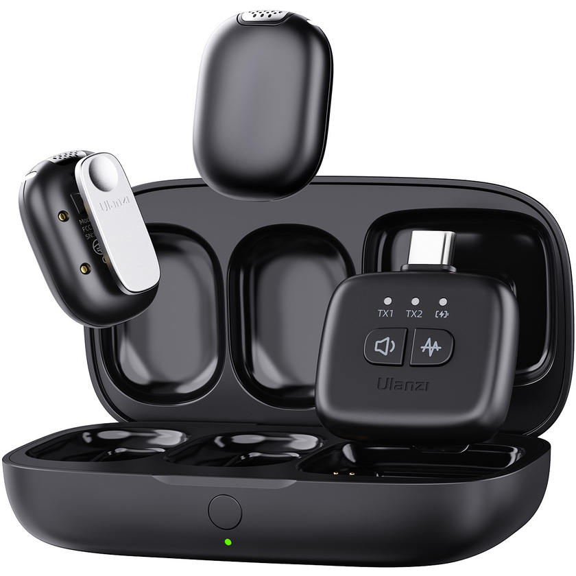 Ulanzi A30 Magic Beans Lavalier Microphone System (Black)