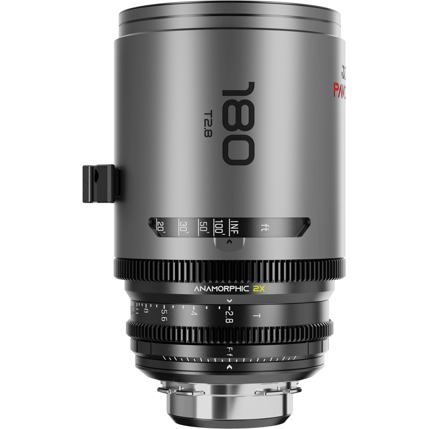DZOFilm PAVO 180mm T2.8 2x Anamorphic Prime Lens (Neutral Flares, PL/EF Mount, Metres)