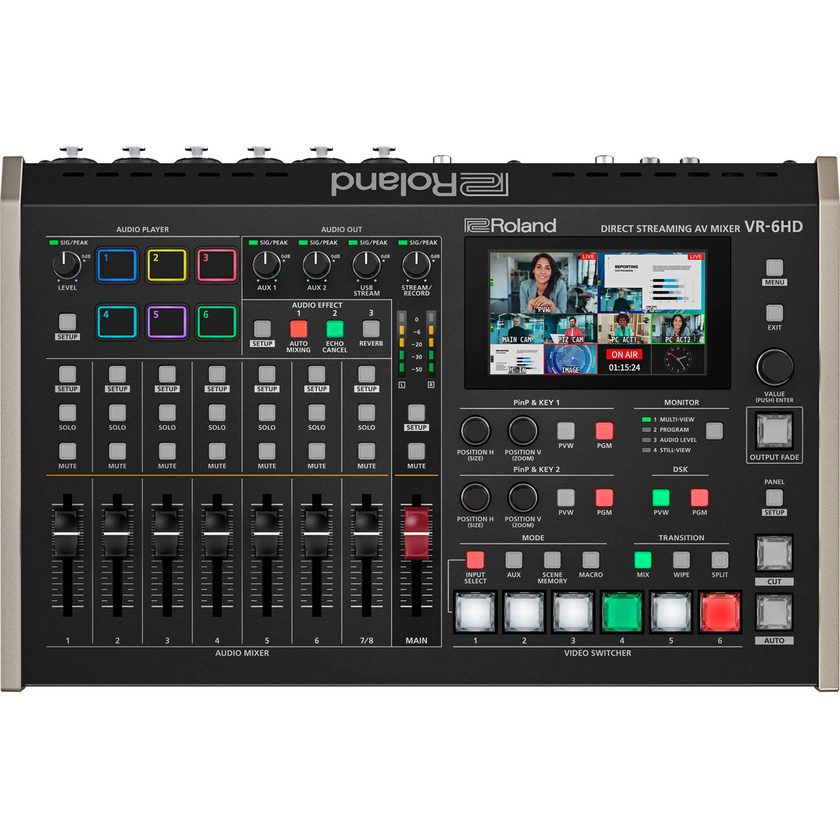 Roland VR-6HD Direct Streaming AV Mixer | Rubber Monkey | AU
