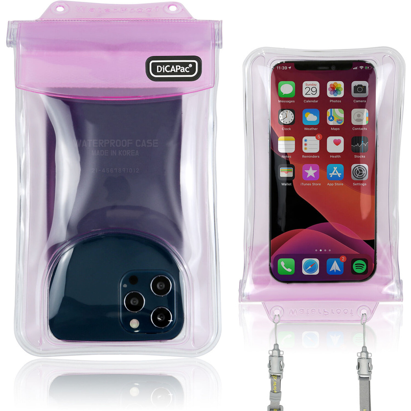 DiCAPac WP-C2S Waterproof Smartphone Case (Pink)