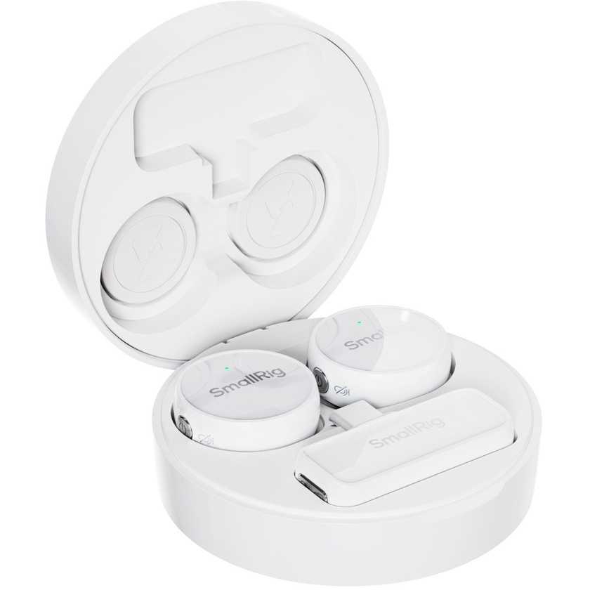 SmallRig 4706 S 60 Wireless Microphone (White/USB-C Version)