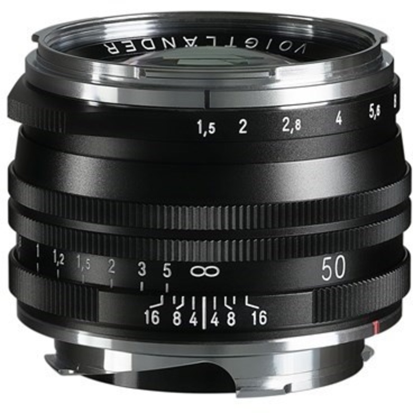 Voigtlander Nokton 50mm f/1.5 Vintage Line Aspherical II SC Lens (Black)