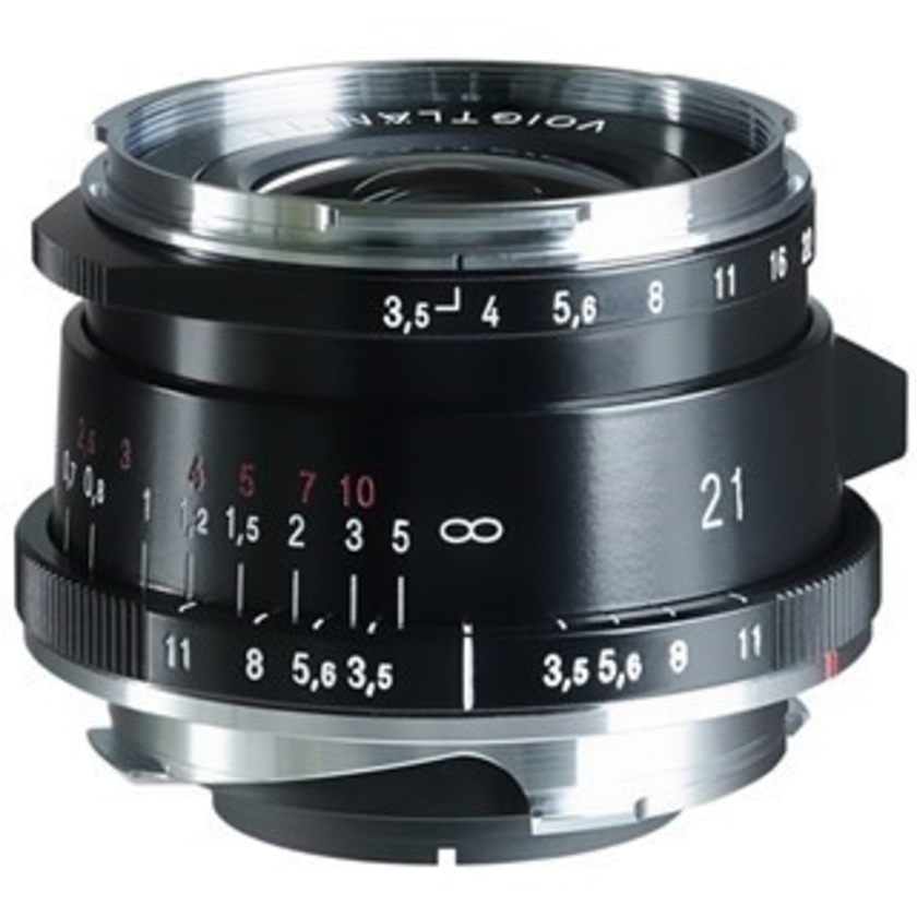 Voigtlander 21mm f/3.5 COLOR-SKOPAR Aspherical Vintage Line Type II Lens (Black)