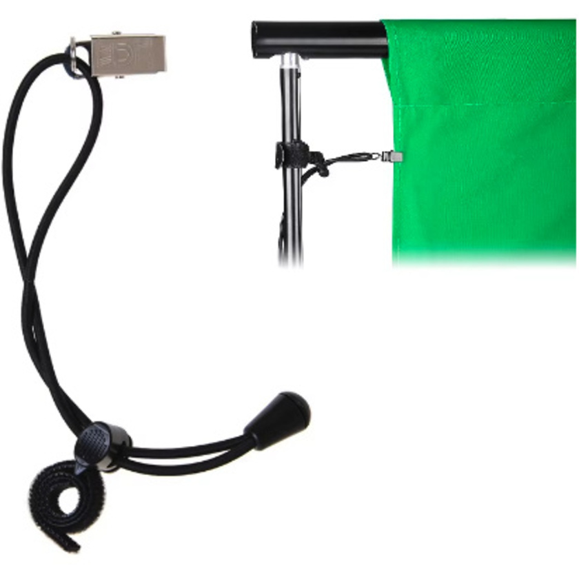 Titan Flexible Elastic Cord Background Clips (4 Pack)