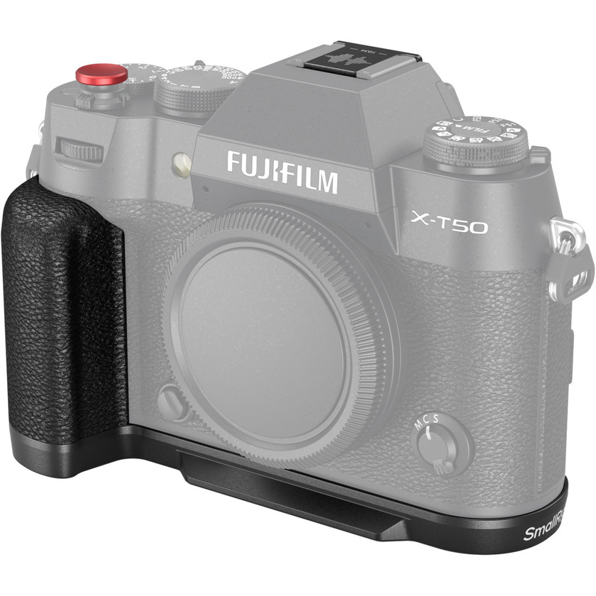 SmallRig 4783C L-Shape Mount Plate with Silicone Handle for FUJIFILM X-T50 (Black)