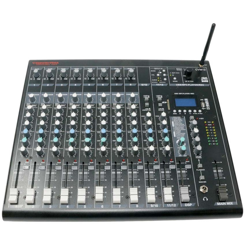 Cerwin Vega CVM12 12 Channel Mixer w/ BT