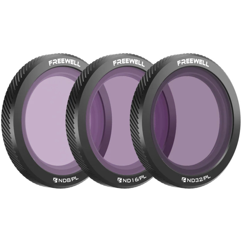 Freewell Magnetic Hybrid Bright Day Filter Kit for DJI Neo (3-Pack)