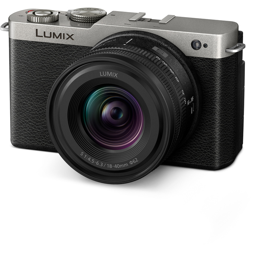 Panasonic Lumix S9 Mirrorless Camera with 18 40mm f 4.5 6.3 Lens Silver