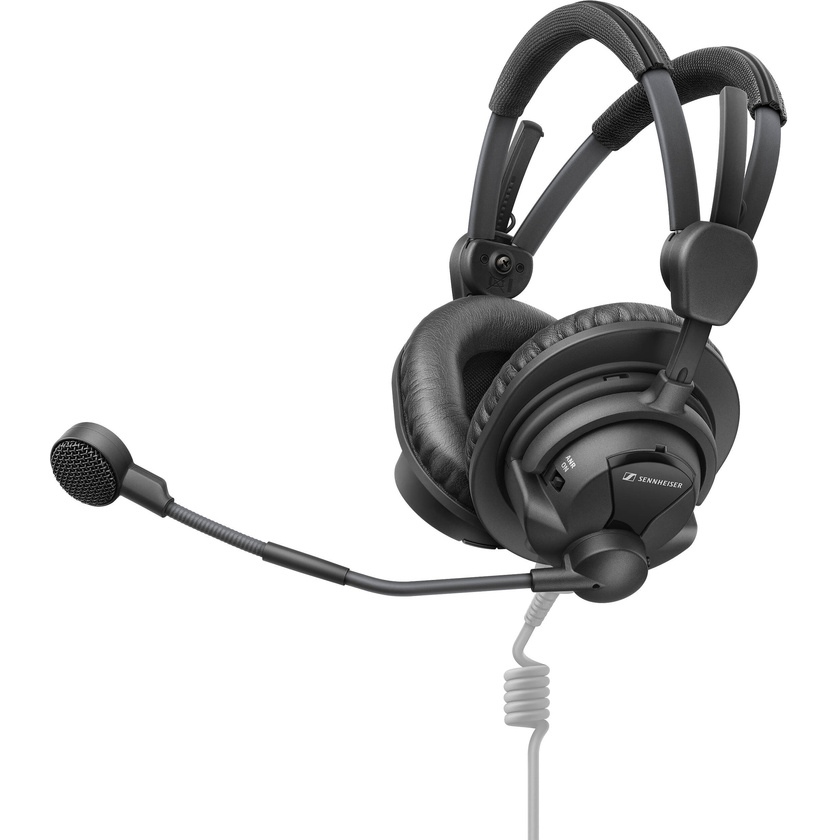Sennheiser HMD 27 Dual-Ear Around-Ear Broadcast Headset with Dynamic Microphone (No Cable)