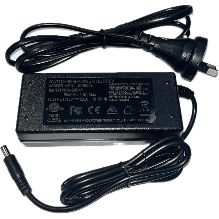 Power Supply 15 Volt 5 Amp for Select Products NZ