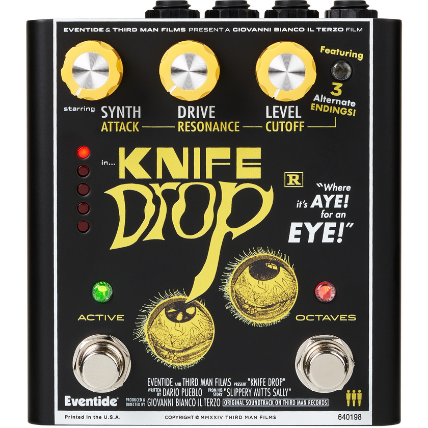 Eventide Knife Drop Fuzz Octave Pedal