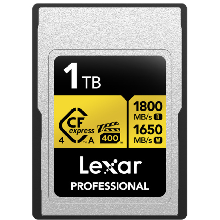 Lexar 1TB Professional CFexpress 4.0 Type A GOLD Card