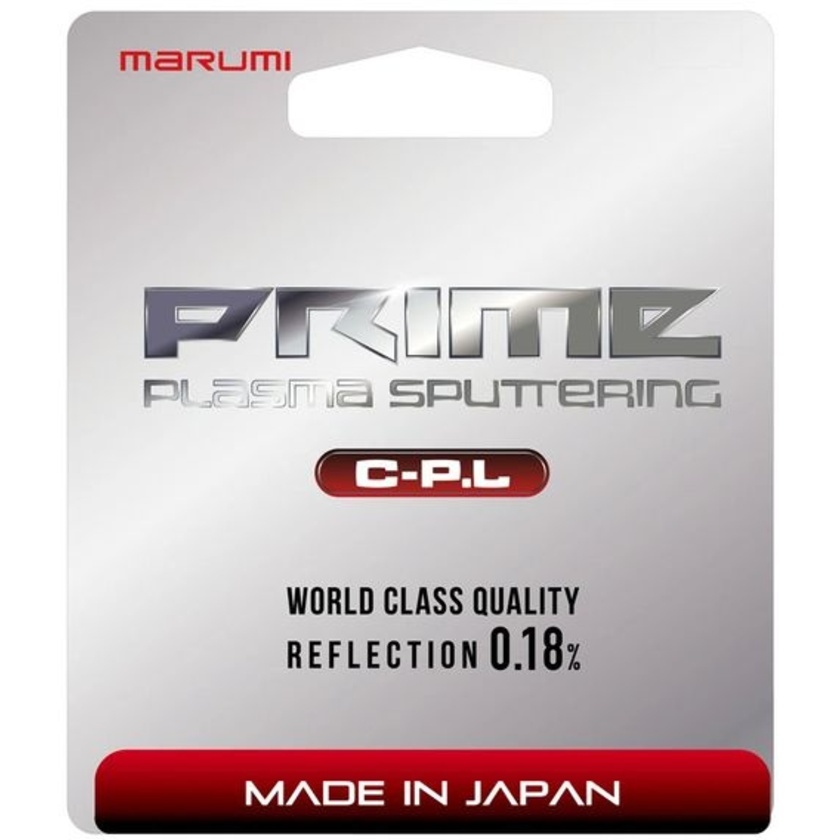 Marumi Prime Plasma Sputtering CPL Filter (82mm)
