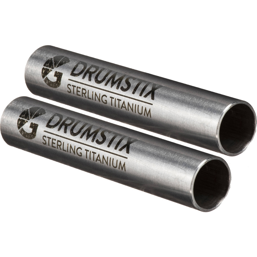 Bright Tangerine Drumstix 15mm Sterling Titanium Support Rods (3", Pair)