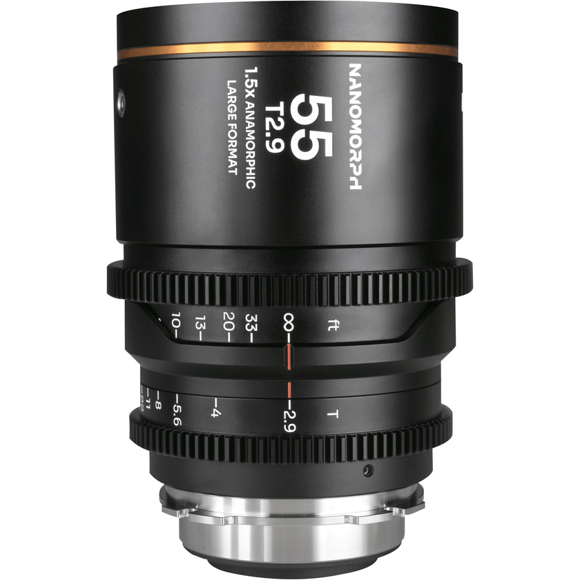Laowa Nanomorph 55mm T2.9 1.5X LF Anamorphic Lens (Amber)
