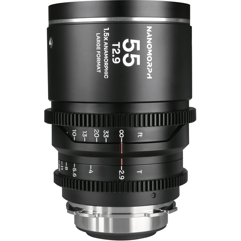 Laowa Nanomorph 55mm T2.9 1.5X LF Anamorphic Lens (Silver)