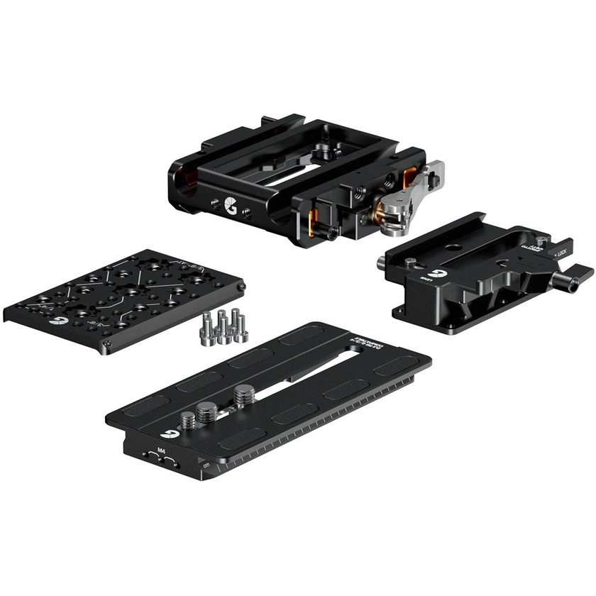 Bright Tangerine LeftField 3 Quick Release Baseplate for RED KOMODO/KOMODO-X (DJI RS 4 & RS 3)