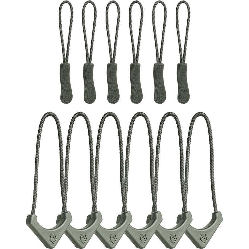 WANDRD Standard Zipper Puller (Wasatch Green, 12-Pack)