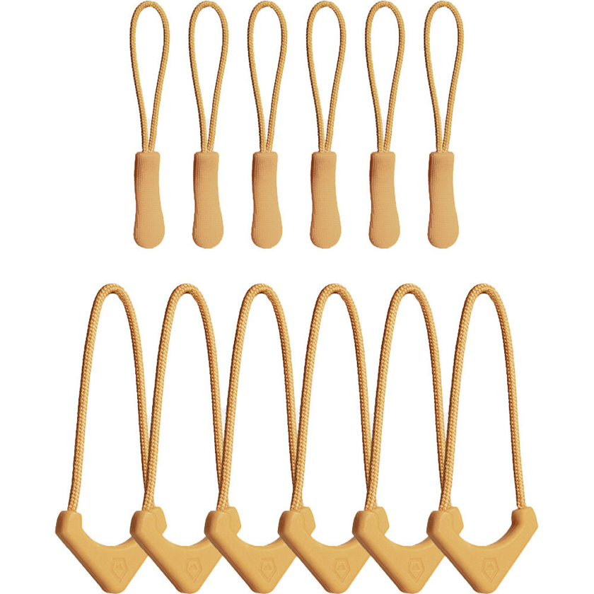 WANDRD Standard Zipper Puller (Dallol Yellow, 12-Pack)