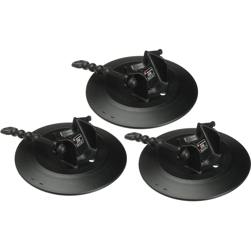 Manfrotto 230 (3255) All Weather Tripod Shoes (Set of 3)