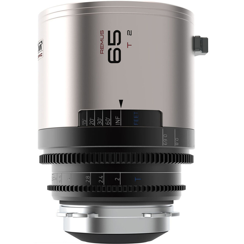 Blazar Remus 65mm T2.0 Full-Frame 1.5x Anamorphic Lens (ARRI PL, Silver Flare)