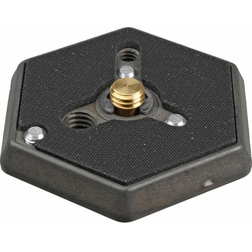 Manfrotto 130-38 Hexagonal Quick Release Plate (Flat Bottomed) with 3/8" Screw