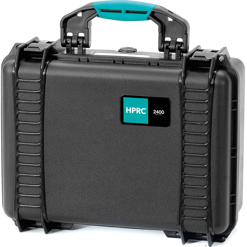 HPRC 2400E Hard Case without Foam (Black with Blue Handle)
