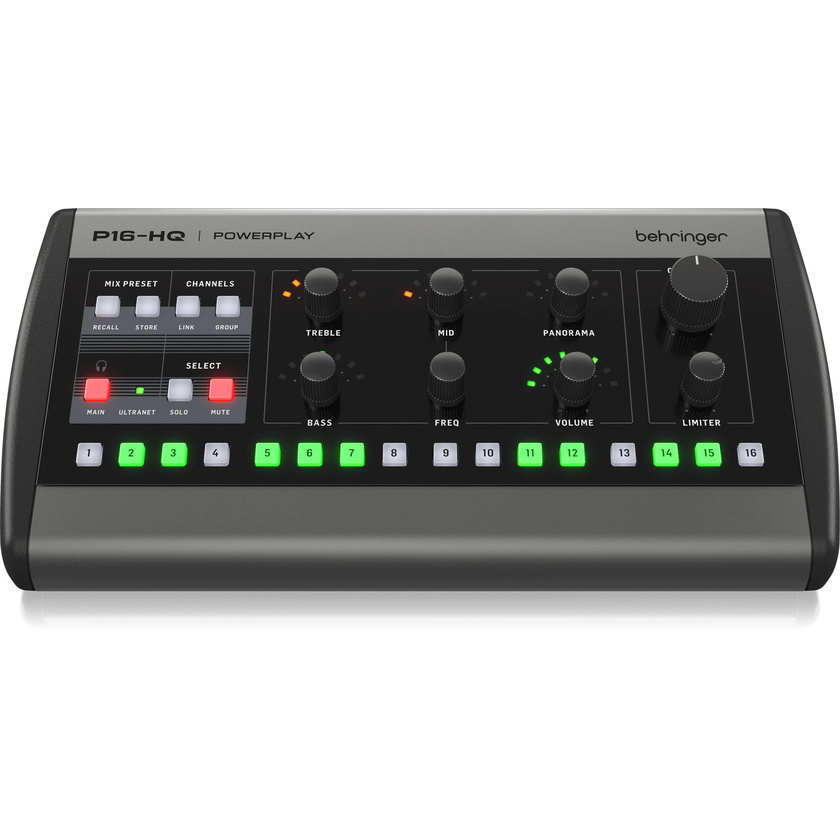 Behringer P16-HQ 16-Channel Personal Monitoring Mixer