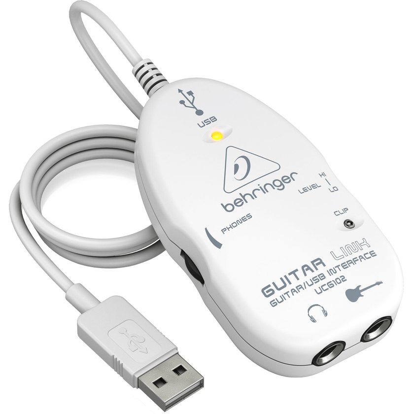 Behringer GUITAR LINK UCG102 Guitar-to-USB Interface for PC, Mac, and iOS